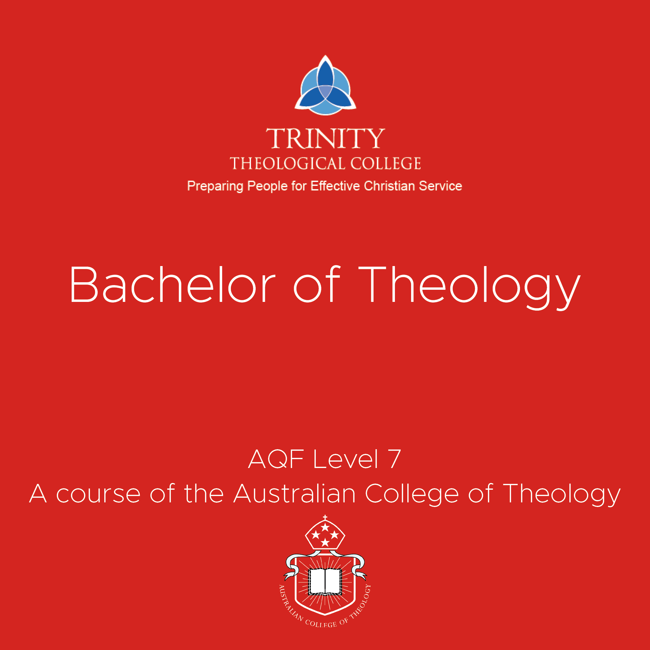 aqf-level-7-bachelor-of-theology-trinity-theological-college